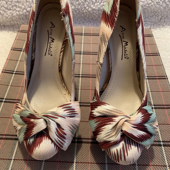 Fabric high heels size 6 - Picture 3 of 9